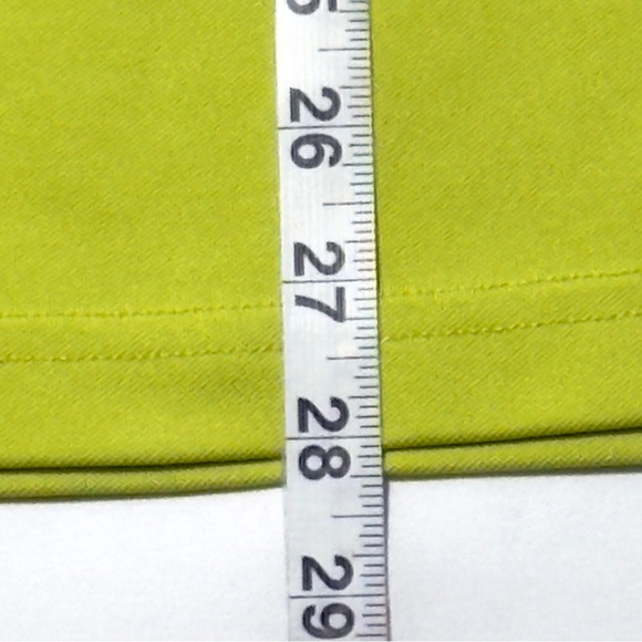 PGA Tour Vibrant Neon Green Golf Polo Size L Shirt Geometric Pattern Excellent - Picture 7 of 7